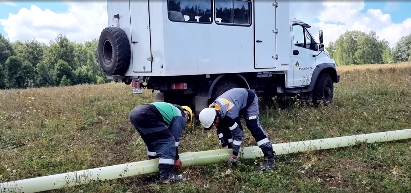 В Башкирии запустили первый в регионе композитный нефтепровод