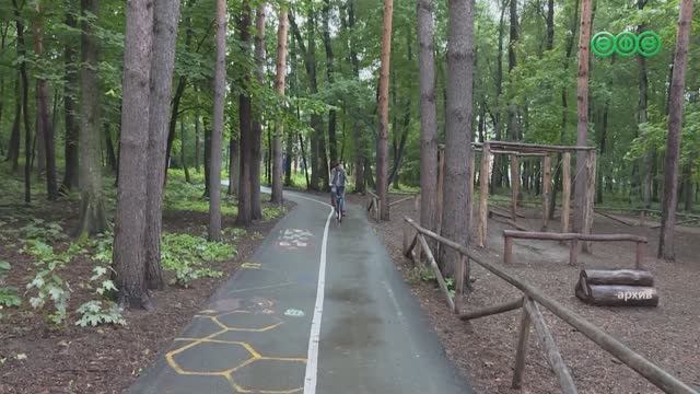 Экотропа «Уфимское ожерелье» теперь дополнена специализированным велосипедным треком