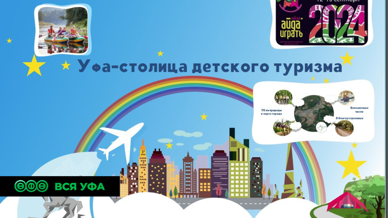 Уфа претендует на звание столицы детского туризма