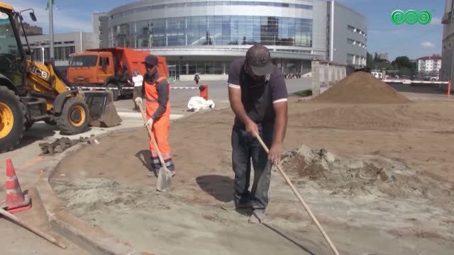 На 60 % готов новый отрезок улицы имени города Галле