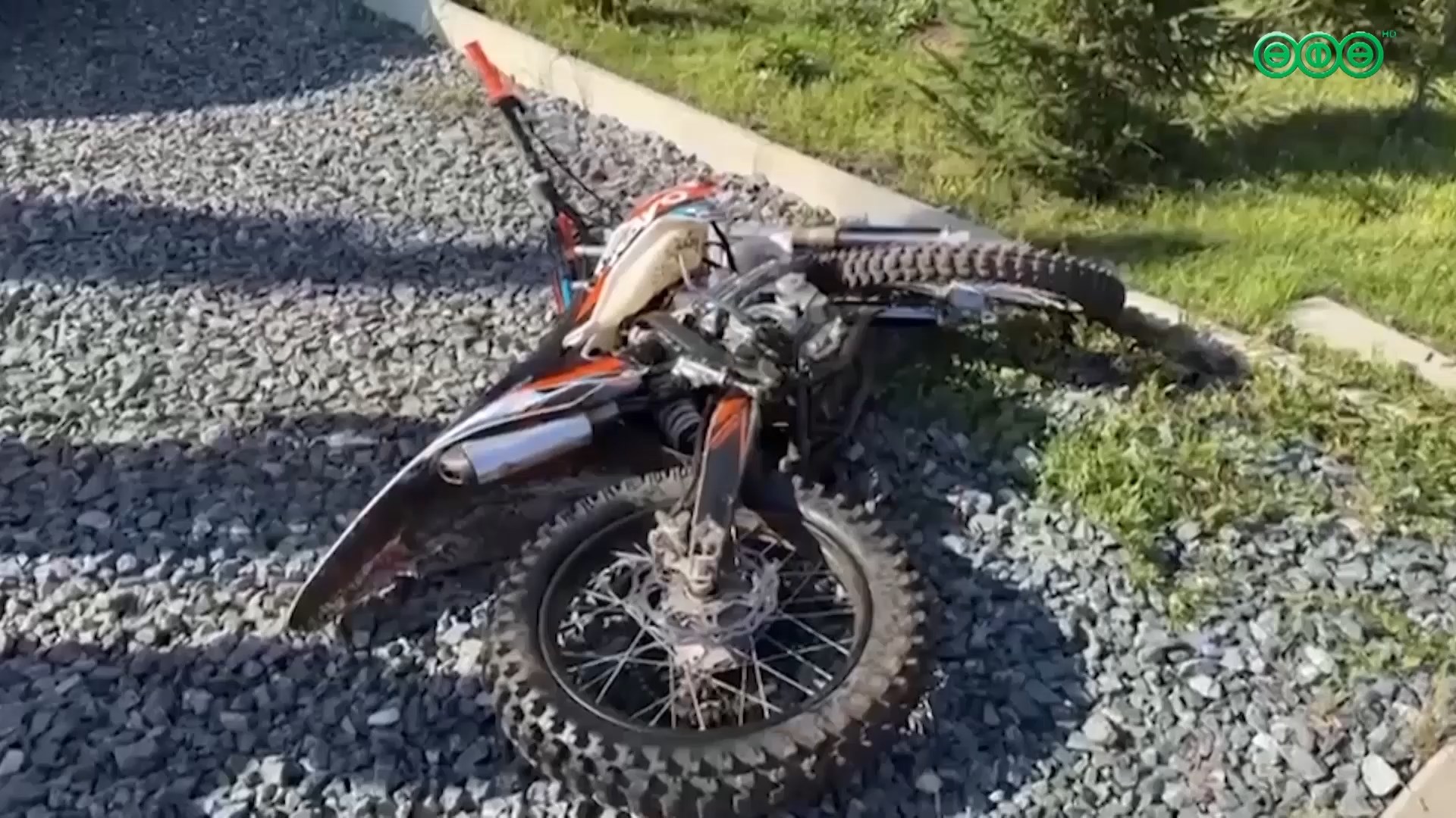 В Уфе 12-летний ребенок разбился на питбайке