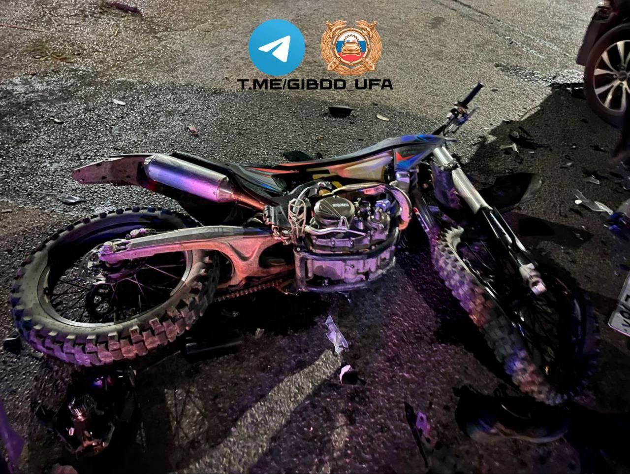 Уфимка сбила 16-летнего подростка на мотоцикле