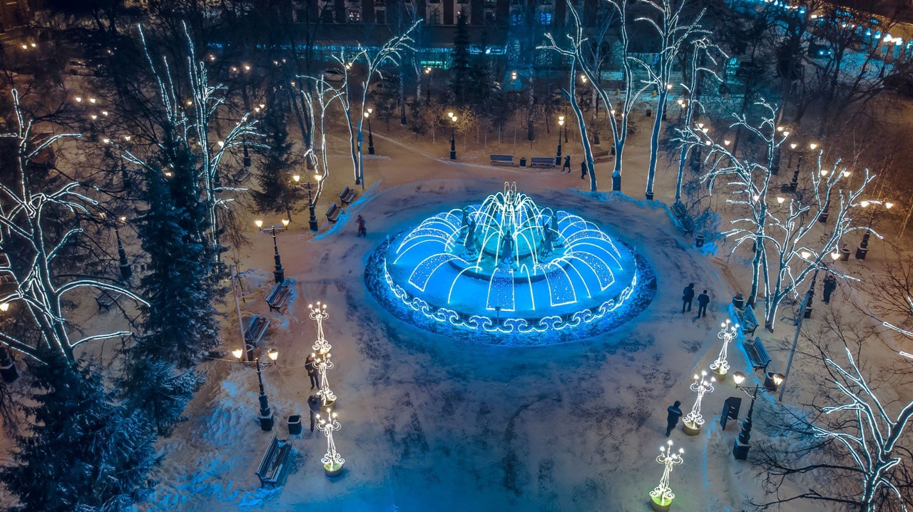 К Новому году Уфа засияет гирляндами, протяженностью 18 км
