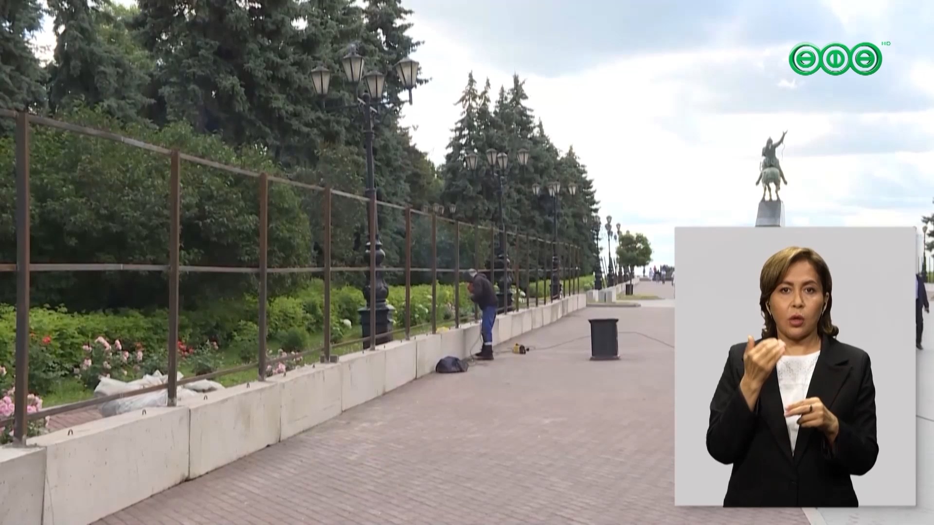 В Уфе на реставрацию закрыли площадь Салавата Юлаева 