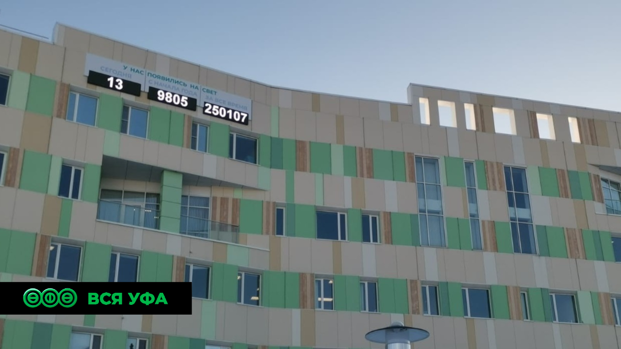 В перинатальном центре Уфы запустили счётчик новорождённых