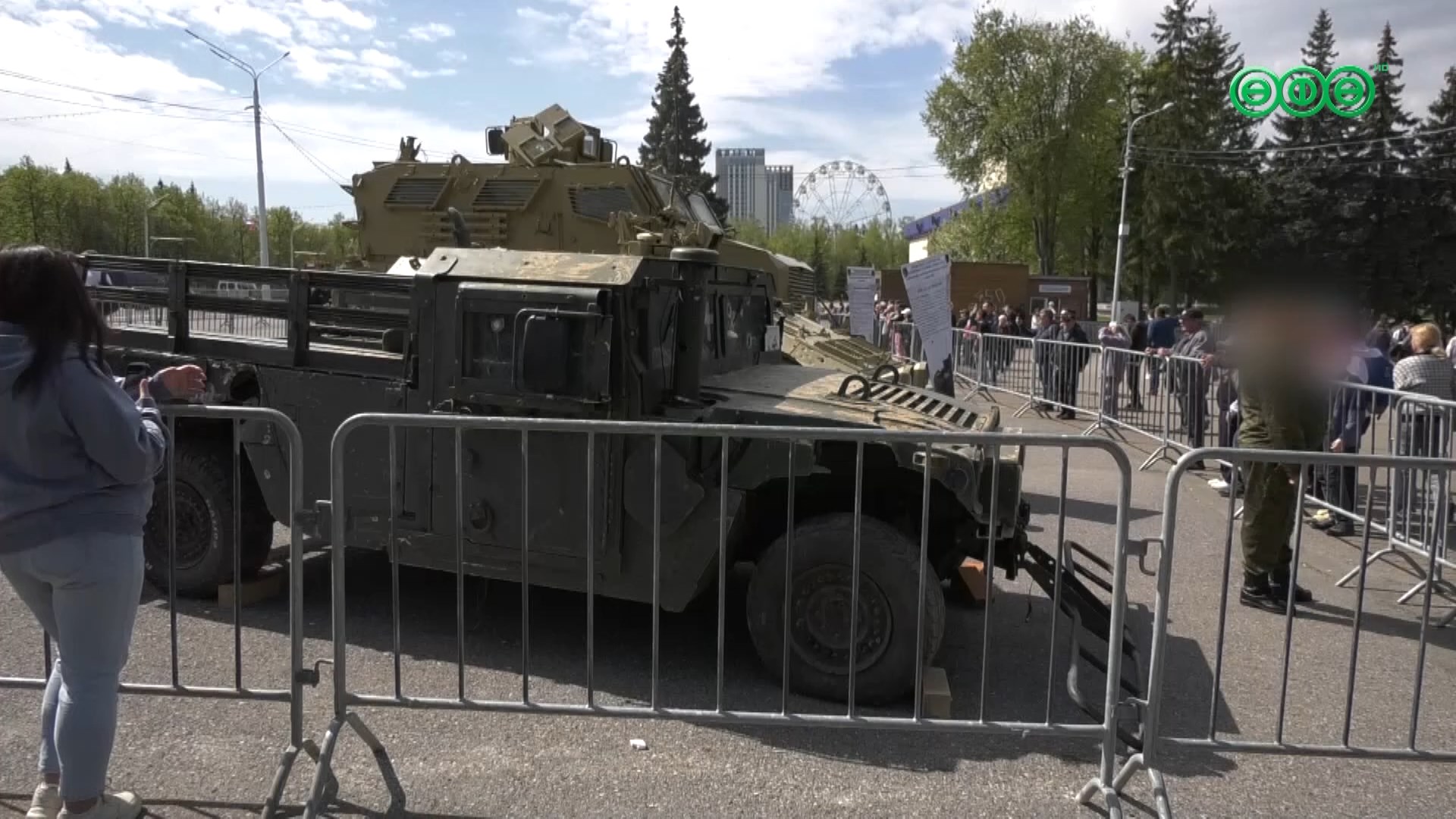 Выставка трофейной техники НАТО в Уфе